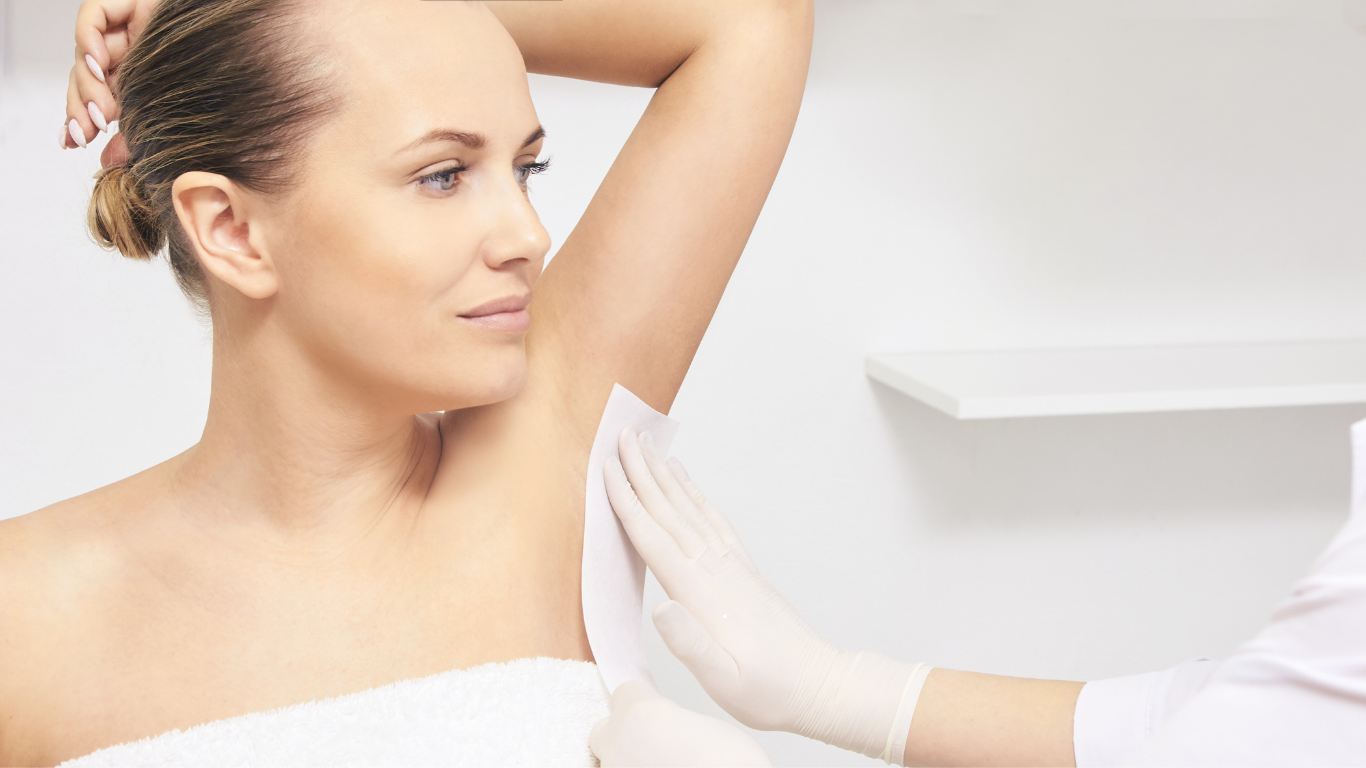 Waxing Underarms