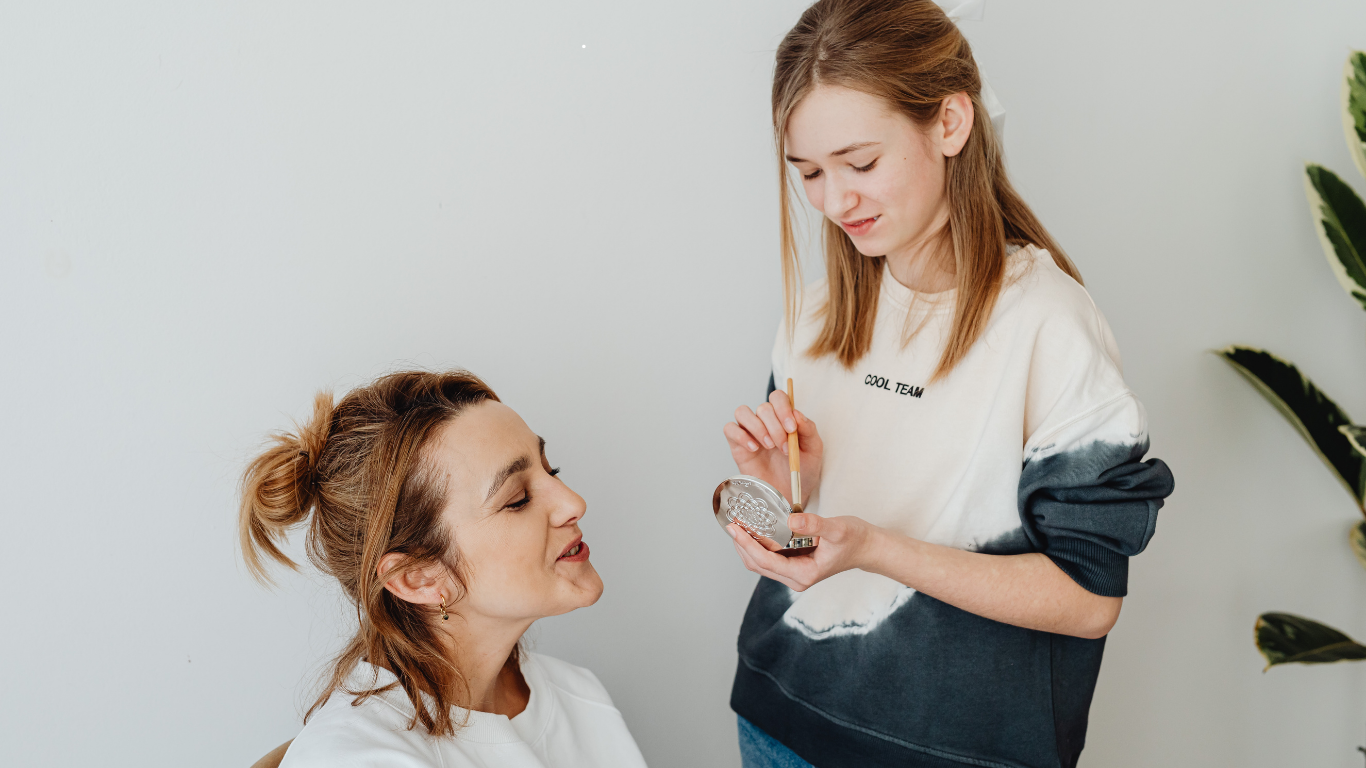 Salon facial for glowing skin