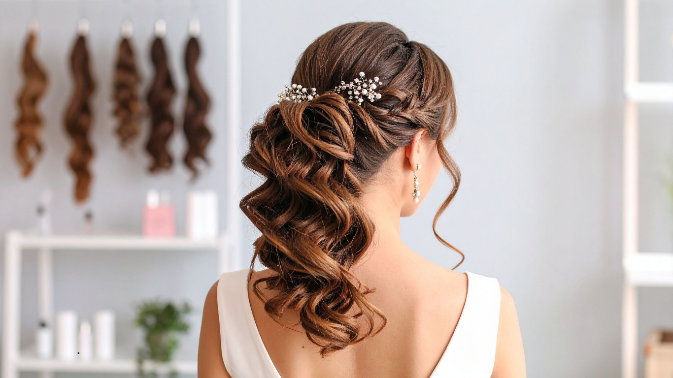 Professional facial treatment at beauty salon