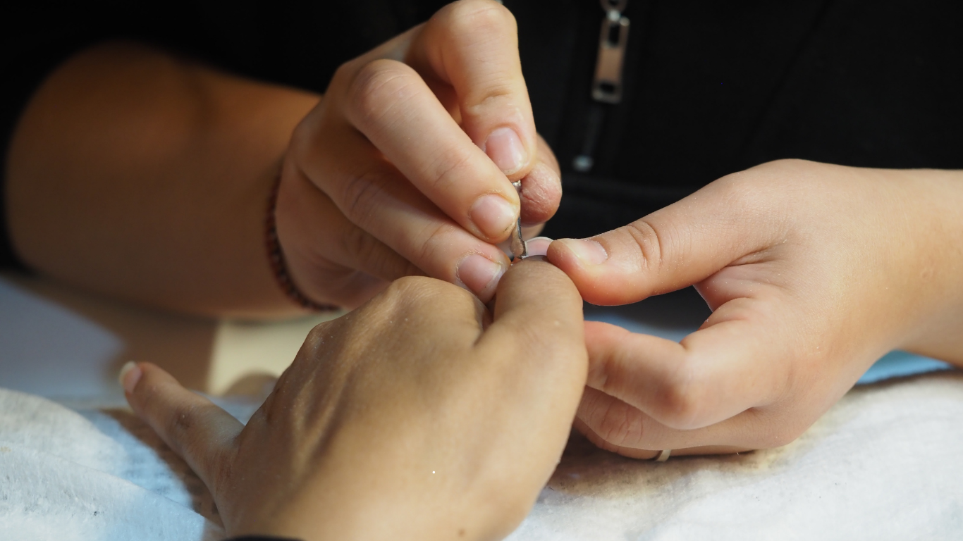 Manicure and pedicure service at YT Studio