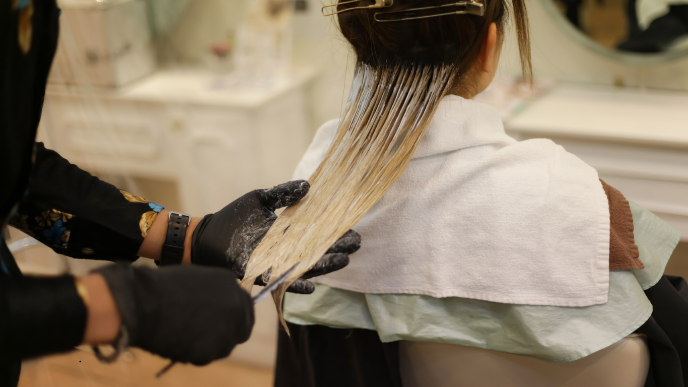 Blow-dry and hair styling service with volumized finish